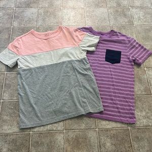 Boys size 8-10 cat& Jack 2 pack tee shirts